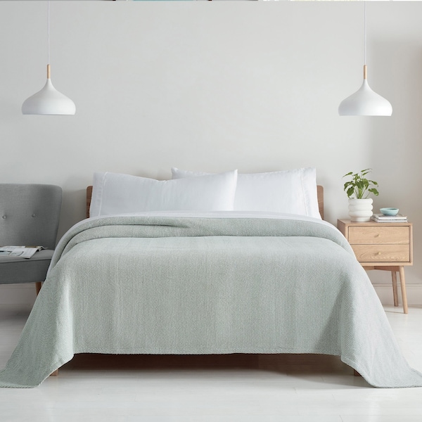 Monarch Brands Aston & Arden Chenille Blanket - Twin, Green P-BLT-CHN-TW-GR - main